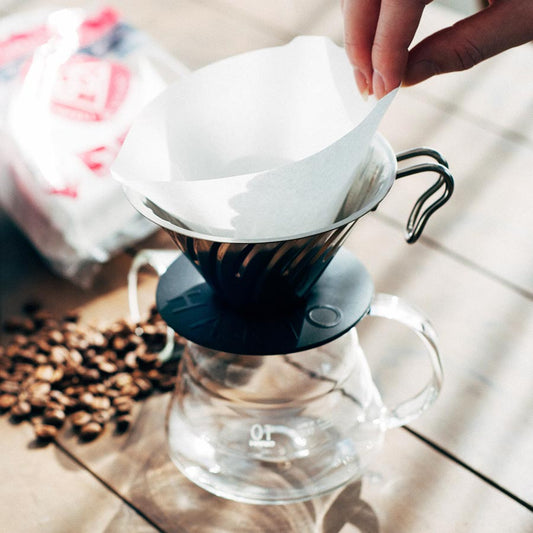 Hario V60 01 - paper filter white - 100 pieces