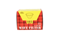 Bild in der Galerie öffnen, Kalita Wave #185 Papierfilter weiß - 50 Stück