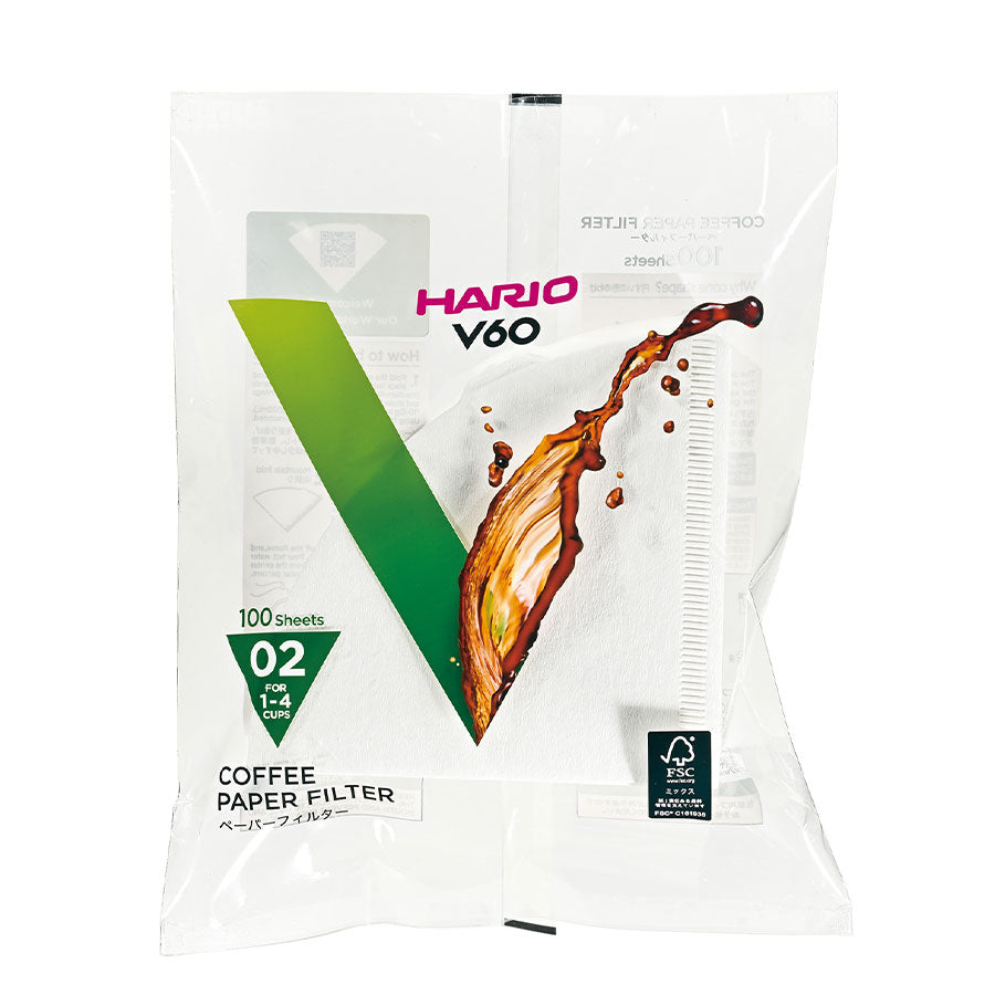 Hario V60 02 - Papierfilter weiß - 100 Stück