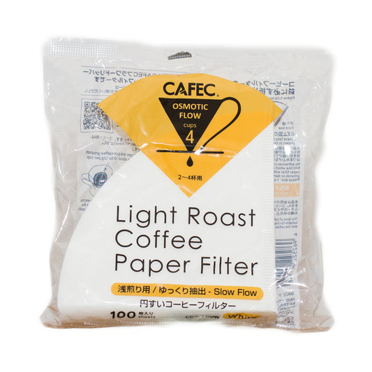 CAFEC - Light Roast - Cup4 - paper filter white - 100 pieces