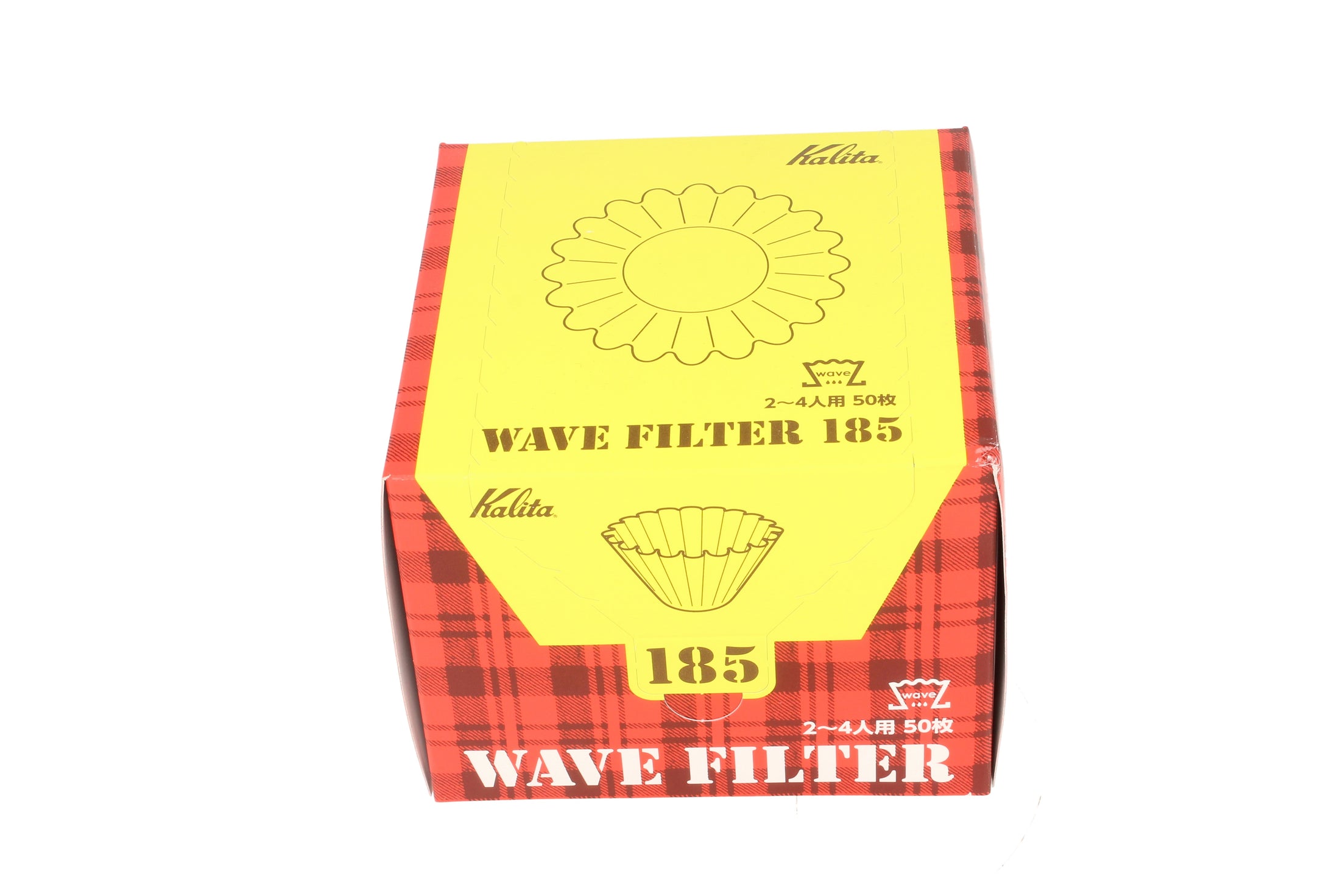 Kalita Wave #185 Papierfilter weiß - 50 Stück